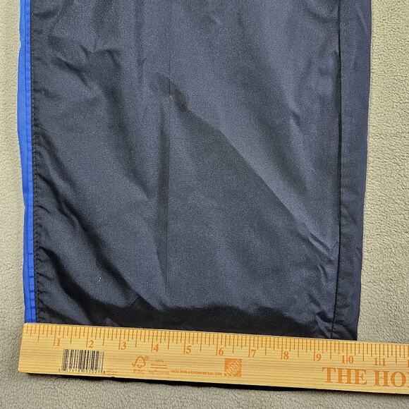 VTG Starter Track Pants Mens XL Blue Baggy Wide Leg Lined Skater Y2K Zip Ankle - Picture 14 of 15